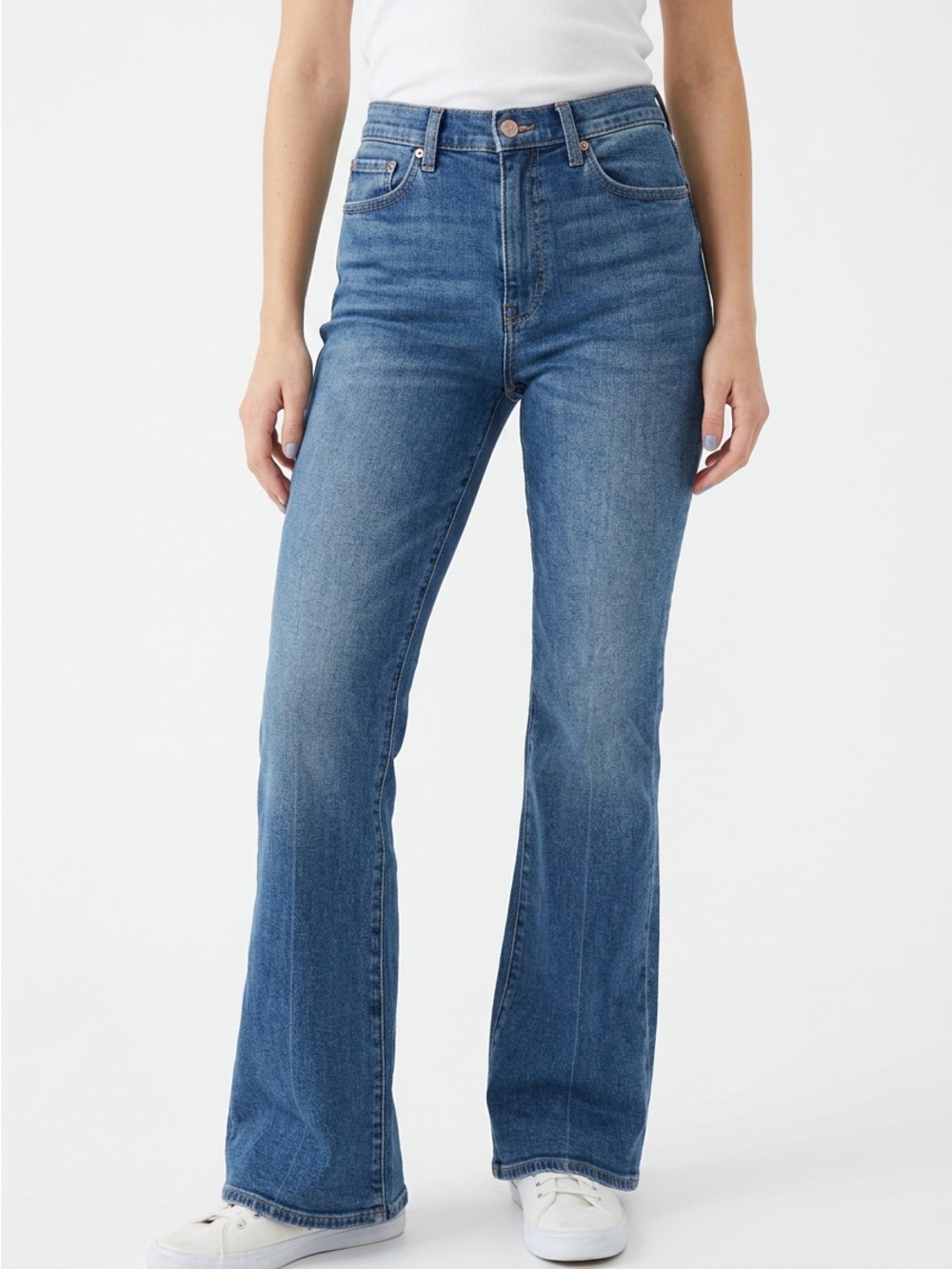 👖|•PISTOLA•| August High Rise Bootcut Jeans Size 29 Medium Wash Stretch Denim